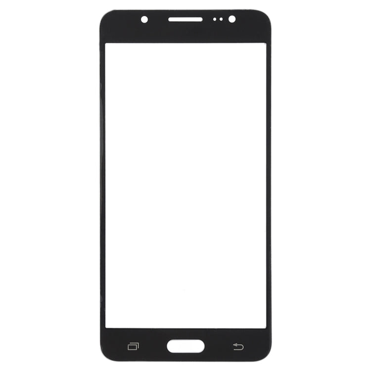 For Samsung Galaxy J5 (2016) / J510FN / J510F / J510G / J510Y / J510M 10pcs Front Screen Outer Glass Lens (Black)