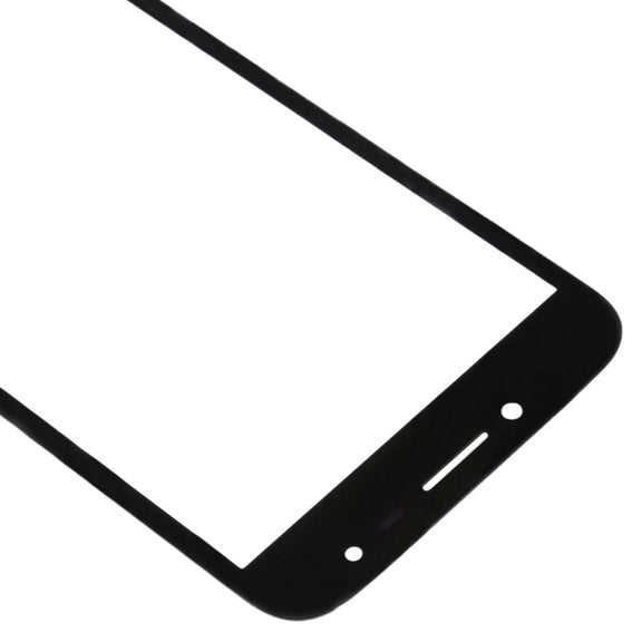 For Samsung Galaxy J2 Pro (2018), J250F/DS 10pcs Front Screen Outer Glass Lens (Black)