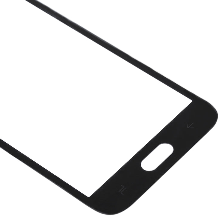 For Samsung Galaxy J2 Pro (2018), J250F/DS 10pcs Front Screen Outer Glass Lens (Black)
