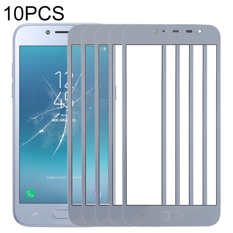 For Samsung Galaxy J2 Pro (2018), J250F/DS 10pcs Front Screen Outer Glass Lens (Grey) - free shipping - PMc TechLife - Order now!