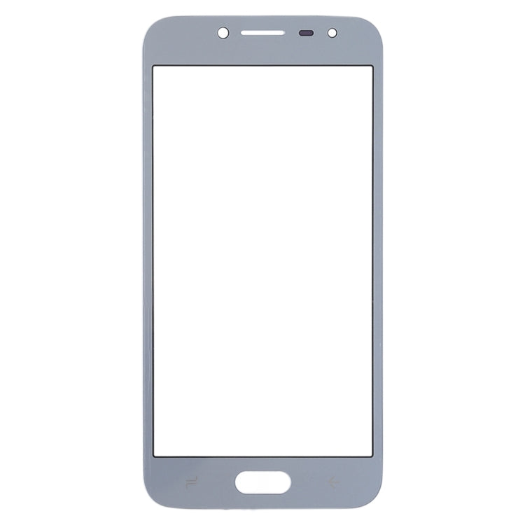 For Samsung Galaxy J2 Pro (2018), J250F/DS 10pcs Front Screen Outer Glass Lens (Grey)