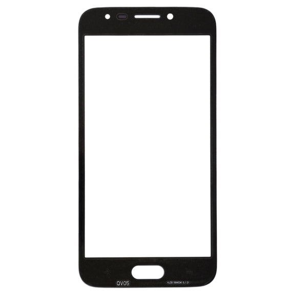For Samsung Galaxy J2 Pro (2018), J250F/DS 10pcs Front Screen Outer Glass Lens (Grey)