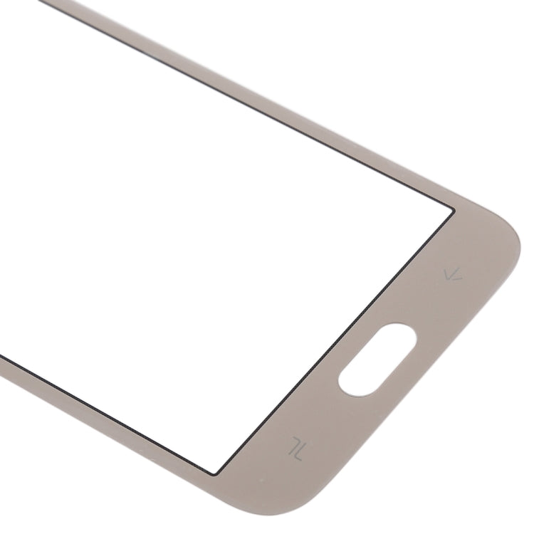 For Samsung Galaxy J2 Pro (2018), J250F/DS 10pcs Front Screen Outer Glass Lens (Gold)