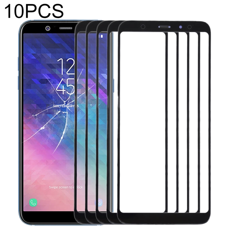 For Samsung Galaxy A6+ (2018) / A605  10pcs Front Screen Outer Glass Lens (Black) - free shipping - PMc TechLife - Order now!