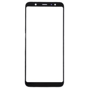 For Samsung Galaxy A6+ (2018) / A605  10pcs Front Screen Outer Glass Lens (Black)