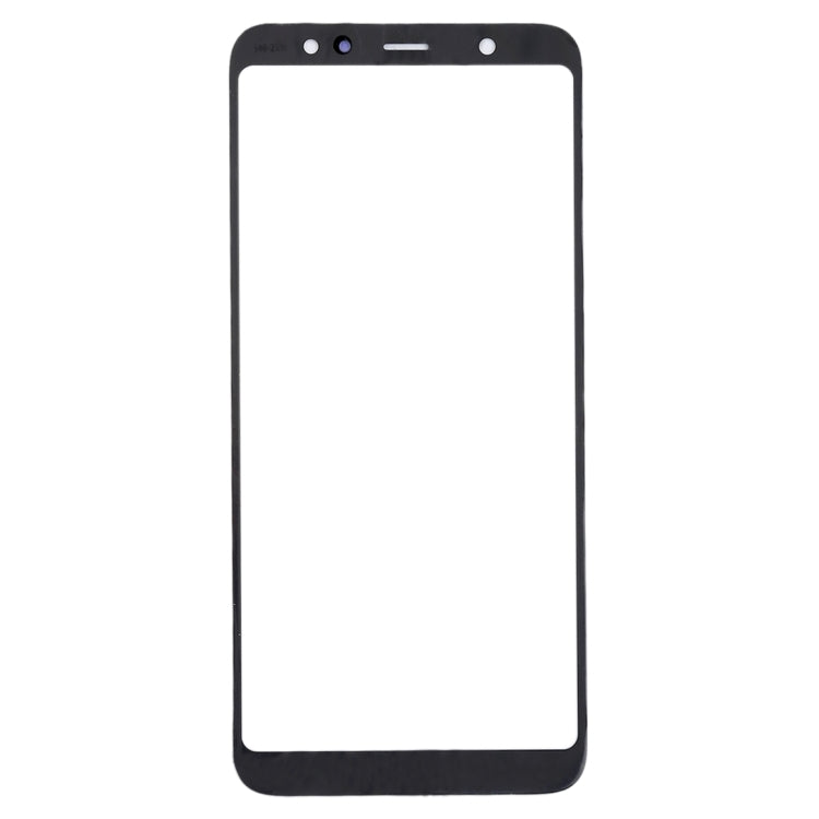 For Samsung Galaxy A6+ (2018) / A605  10pcs Front Screen Outer Glass Lens (Black)