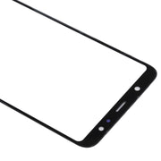 For Samsung Galaxy A6+ (2018) / A605  10pcs Front Screen Outer Glass Lens (Black)