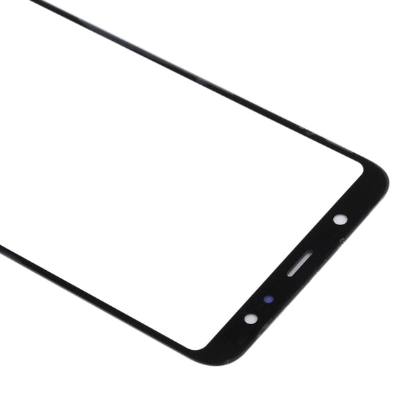 For Samsung Galaxy A6+ (2018) / A605  10pcs Front Screen Outer Glass Lens (Black)