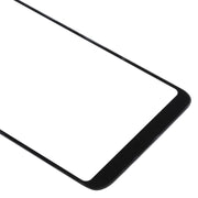 For Samsung Galaxy A6+ (2018) / A605  10pcs Front Screen Outer Glass Lens (Black)