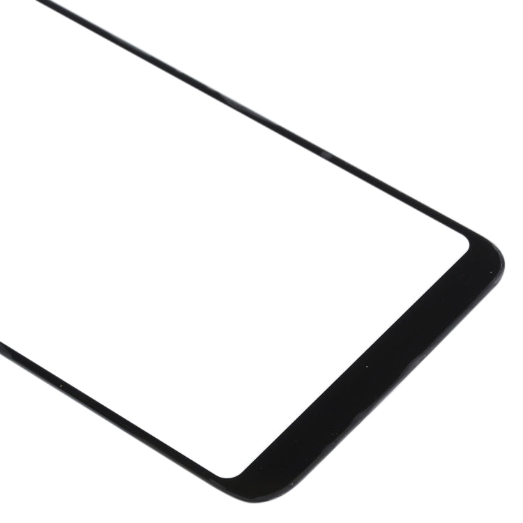 For Samsung Galaxy A6+ (2018) / A605  10pcs Front Screen Outer Glass Lens (Black)