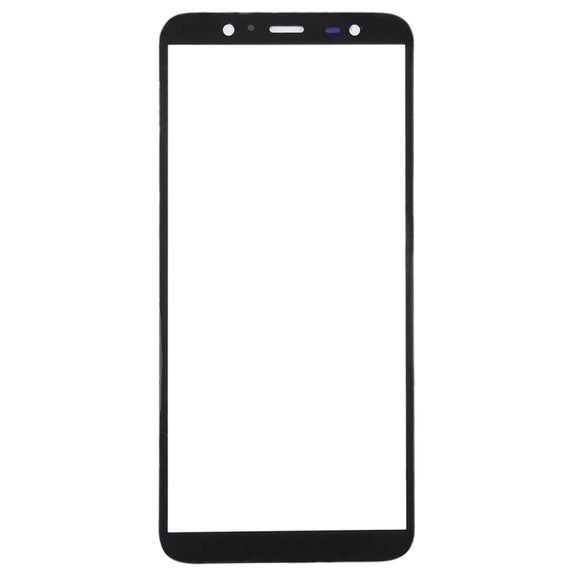 For Samsung Galaxy J8, J810F/DS, J810Y/DS, J810G/DS  10pcs Front Screen Outer Glass Lens (Black)