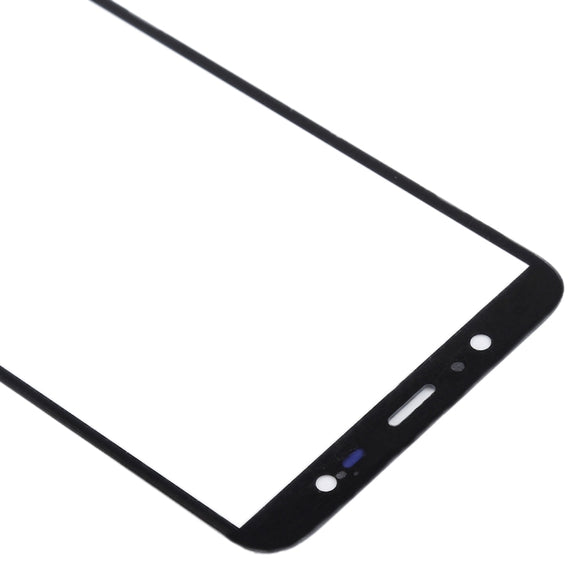 For Samsung Galaxy J8, J810F/DS, J810Y/DS, J810G/DS  10pcs Front Screen Outer Glass Lens (Black)