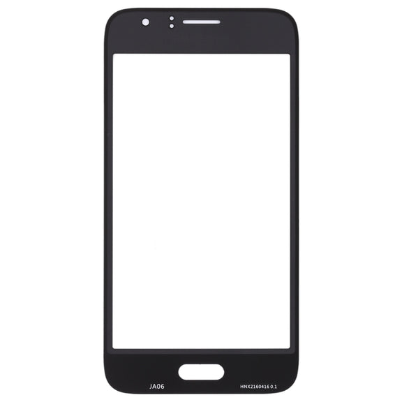 For Samsung Galaxy J1 (2016) / J120 10pcs Front Screen Outer Glass Lens (Black)