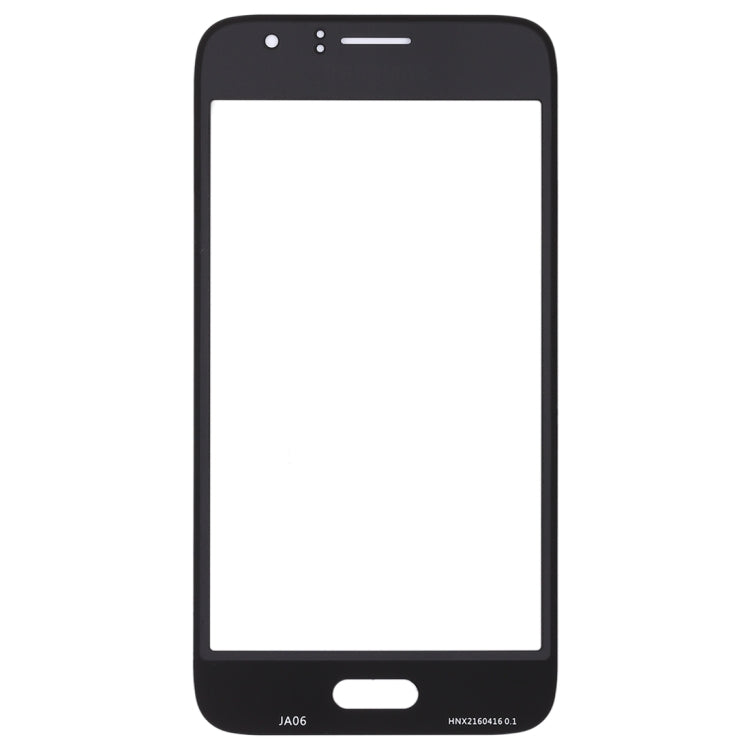 For Samsung Galaxy J1 (2016) / J120 10pcs Front Screen Outer Glass Lens (Black)