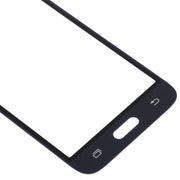 For Samsung Galaxy J1 (2016) / J120 10pcs Front Screen Outer Glass Lens (Black)