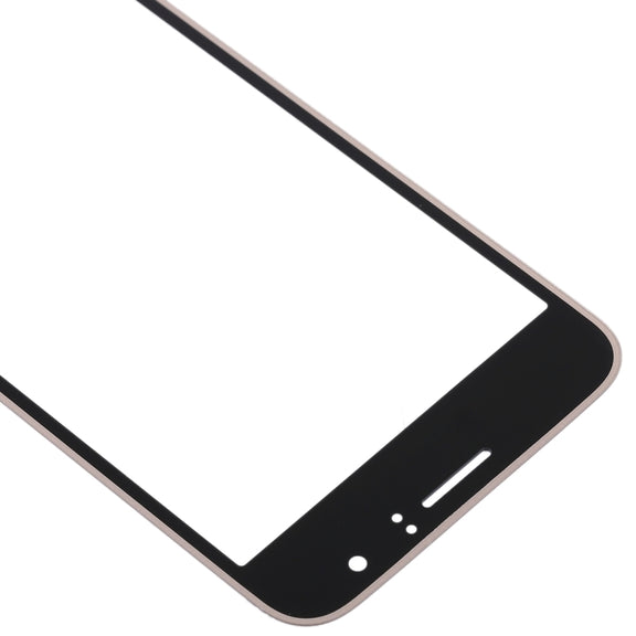 For Samsung Galaxy J1 (2016) / J120 10pcs Front Screen Outer Glass Lens (Gold)