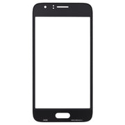 For Samsung Galaxy J1 (2016) / J120 10pcs Front Screen Outer Glass Lens (White)