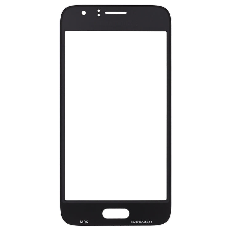 For Samsung Galaxy J1 (2016) / J120 10pcs Front Screen Outer Glass Lens (White)