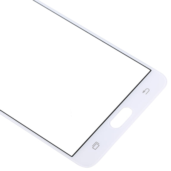 For Samsung Galaxy J7 Max 10pcs Front Screen Outer Glass Lens (White)