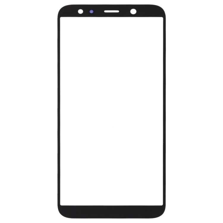 For Samsung Galaxy A6 (2018)  10pcs Front Screen Outer Glass Lens (Black)