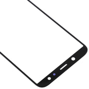 For Samsung Galaxy A6 (2018)  10pcs Front Screen Outer Glass Lens (Black)