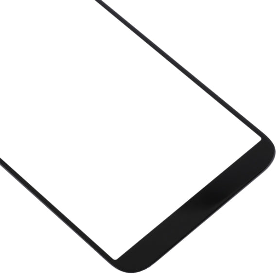 For Samsung Galaxy A6 (2018)  10pcs Front Screen Outer Glass Lens (Black)