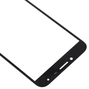 For Samsung Galaxy J4 (2018) 10pcs Front Screen Outer Glass Lens (Black)