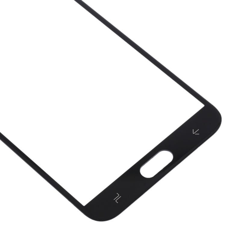 For Samsung Galaxy J4 (2018) 10pcs Front Screen Outer Glass Lens (Black)