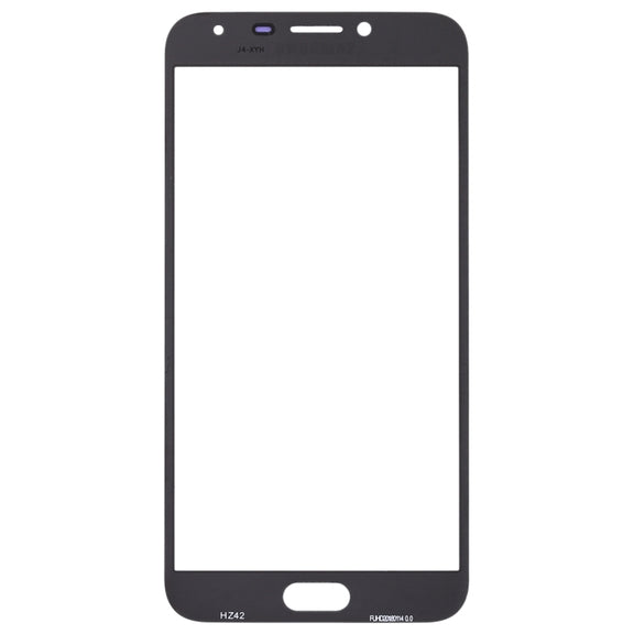 For Samsung Galaxy J4 (2018) 10pcs Front Screen Outer Glass Lens (Blue)