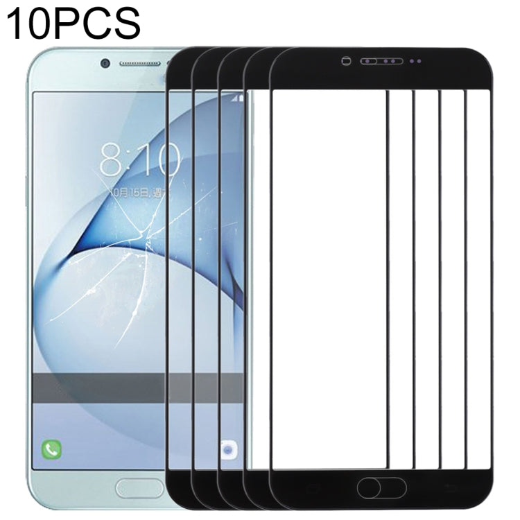 For Samsung Galaxy A8 (2016) / A810 10pcs Front Screen Outer Glass Lens (Black) - free shipping - PMc TechLife - Order now!
