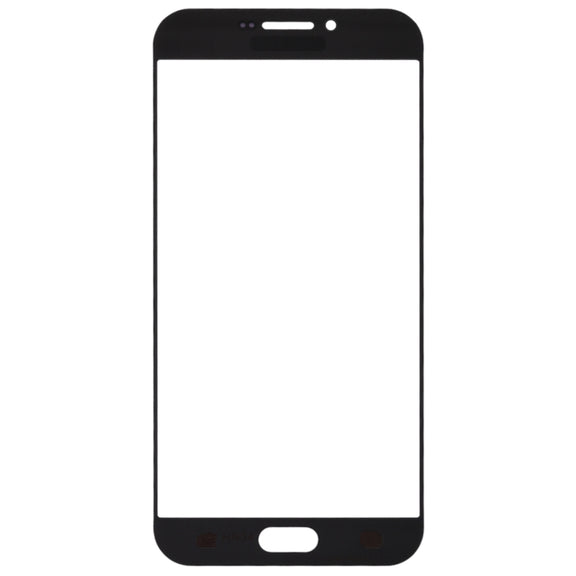 For Samsung Galaxy A8 (2016) / A810 10pcs Front Screen Outer Glass Lens (Black)