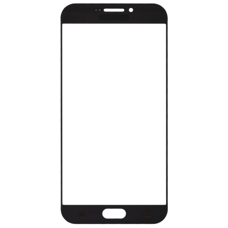 For Samsung Galaxy A8 (2016) / A810 10pcs Front Screen Outer Glass Lens (Black)
