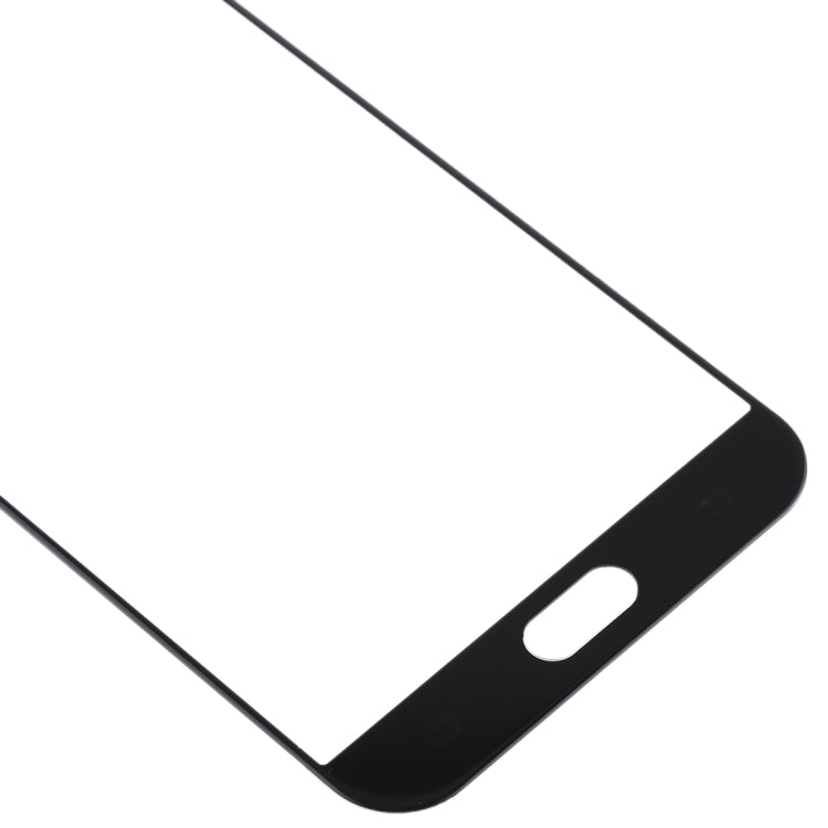 For Samsung Galaxy A8 (2016) / A810 10pcs Front Screen Outer Glass Lens (Black)