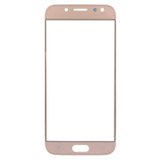 For Samsung Galaxy J7 (2017) / J730 10pcs Front Screen Outer Glass Lens (Gold)