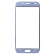 For Samsung Galaxy J7 (2017) / J730 10pcs Front Screen Outer Glass Lens (Blue)