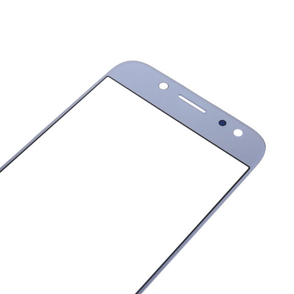 For Samsung Galaxy J7 (2017) / J730 10pcs Front Screen Outer Glass Lens (Blue)