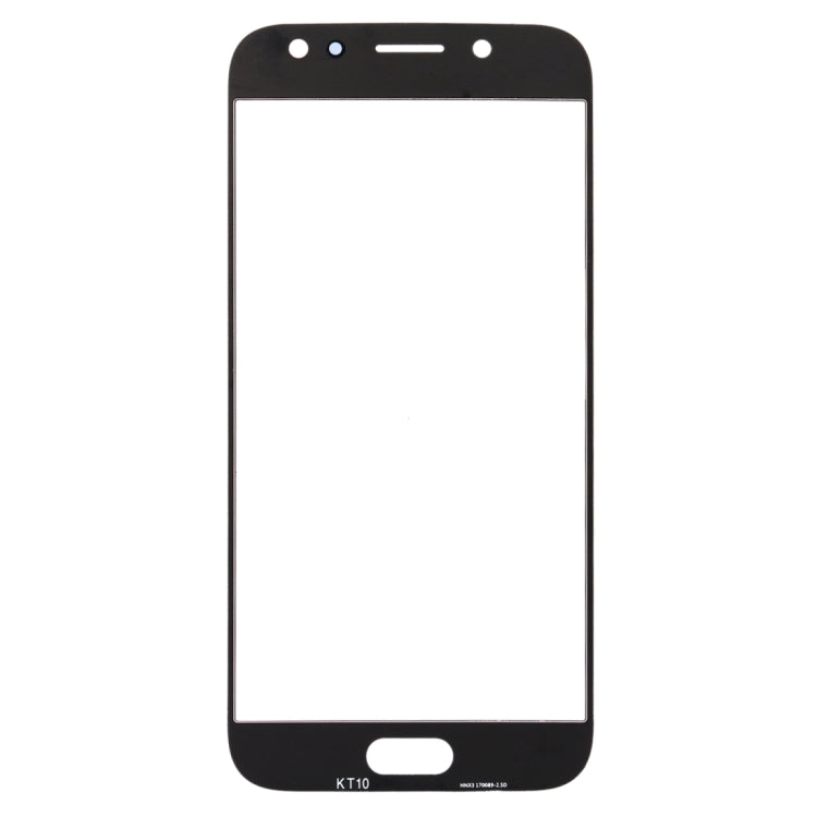 For Samsung Galaxy J7 (2017) / J730 10pcs Front Screen Outer Glass Lens (Rose Gold)