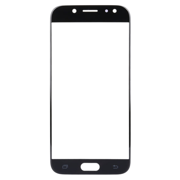 For Samsung Galaxy J5 (2017) / J530 10pcs Front Screen Outer Glass Lens (Black)