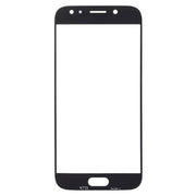 For Samsung Galaxy J3 (2017) / J330 10pcs Front Screen Outer Glass Lens (Black)