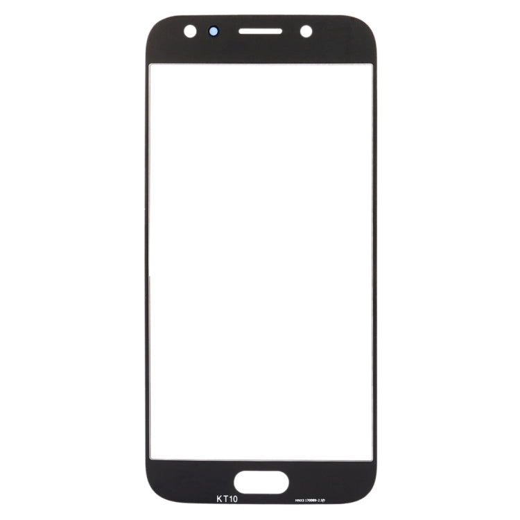 For Samsung Galaxy J3 2017 / J330 10pcs Front Screen Outer Glass Lens (Gold)