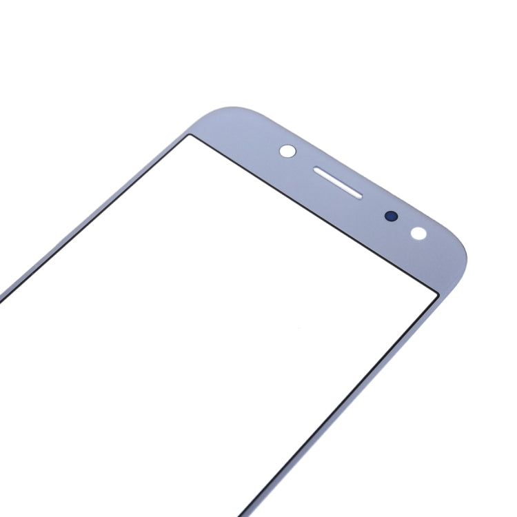 For Samsung Galaxy J3 (2017) / J330 10pcs Front Screen Outer Glass Lens (Blue)
