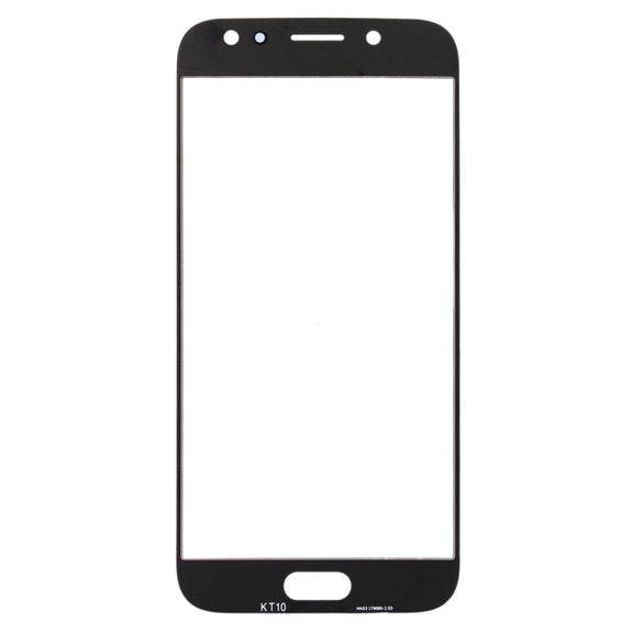For Samsung Galaxy J3 (2017) / J330 10pcs Front Screen Outer Glass Lens (Rose Gold)