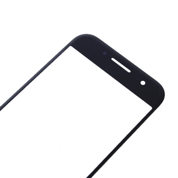 For Samsung Galaxy A7 (2017) / A720 10pcs Front Screen Outer Glass Lens (Black)