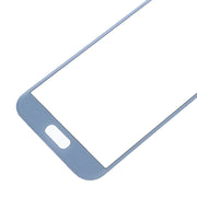 For Samsung Galaxy A7 (2017) / A720 10pcs Front Screen Outer Glass Lens (Blue)
