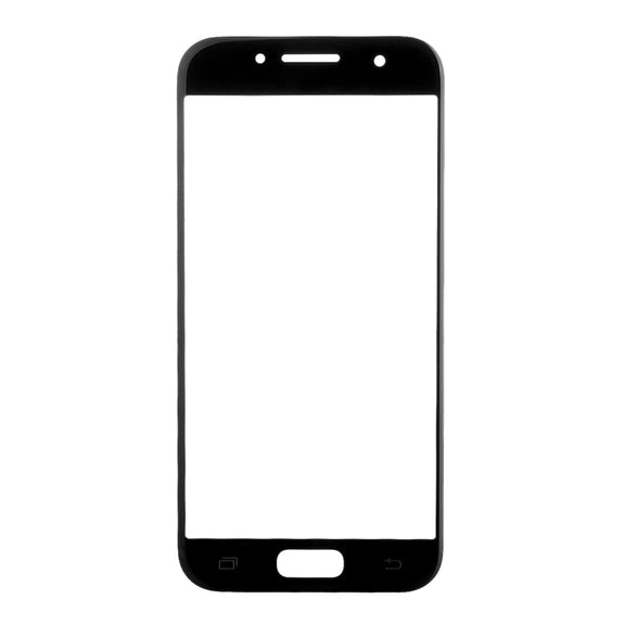 For Samsung Galaxy A5 (2017) / A520 10pcs Front Screen Outer Glass Lens (Black)