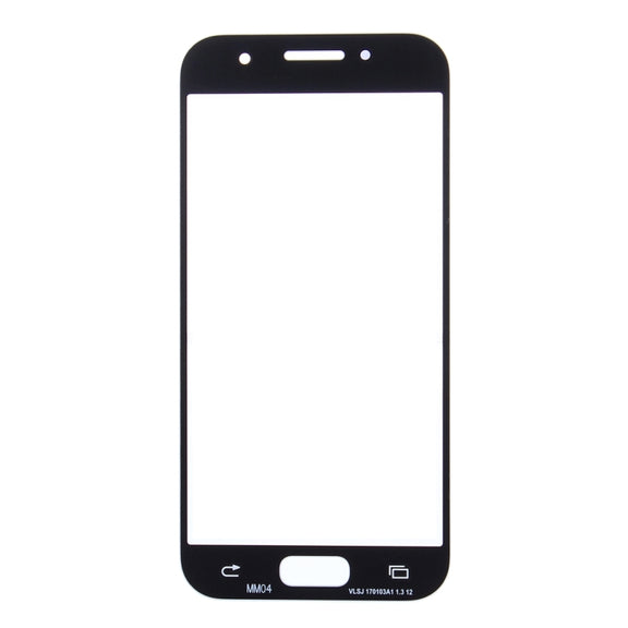 For Samsung Galaxy A5 (2017) / A520 10pcs Front Screen Outer Glass Lens (Blue)
