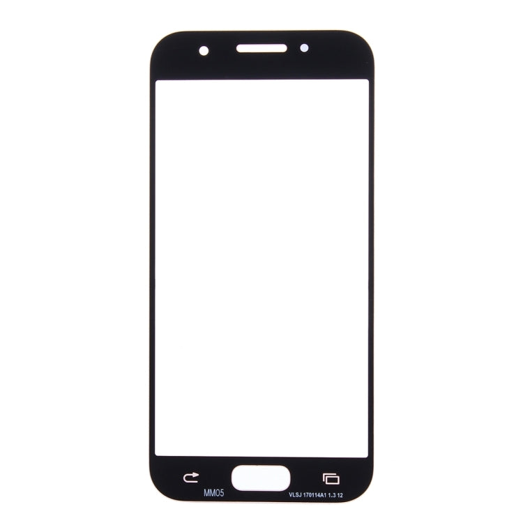 For Samsung Galaxy A3 (2017) / A320 10pcs Front Screen Outer Glass Lens (Pink)