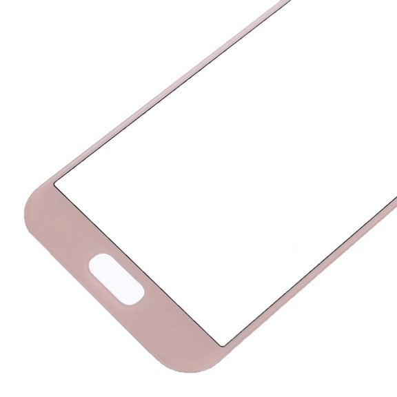 For Samsung Galaxy A3 (2017) / A320 10pcs Front Screen Outer Glass Lens (Pink)