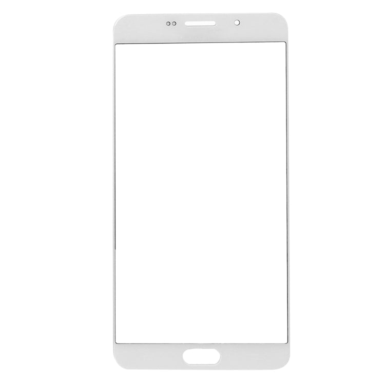 For Samsung Galaxy A9 (2016) / A900 10pcs Front Screen Outer Glass Lens (White)