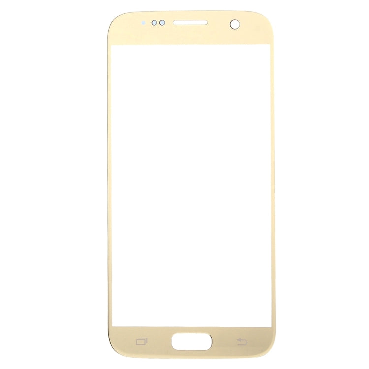 For Samsung Galaxy S7 / G930 10pcs Front Screen Outer Glass Lens (Gold)